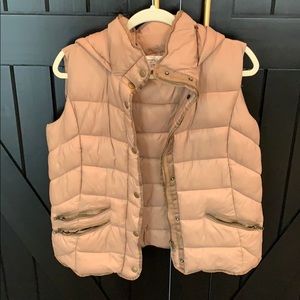 Hooded puffer vest